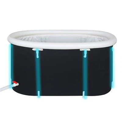 성인용 휴대용 욕조의 평균 깊이는 얼마입니까?